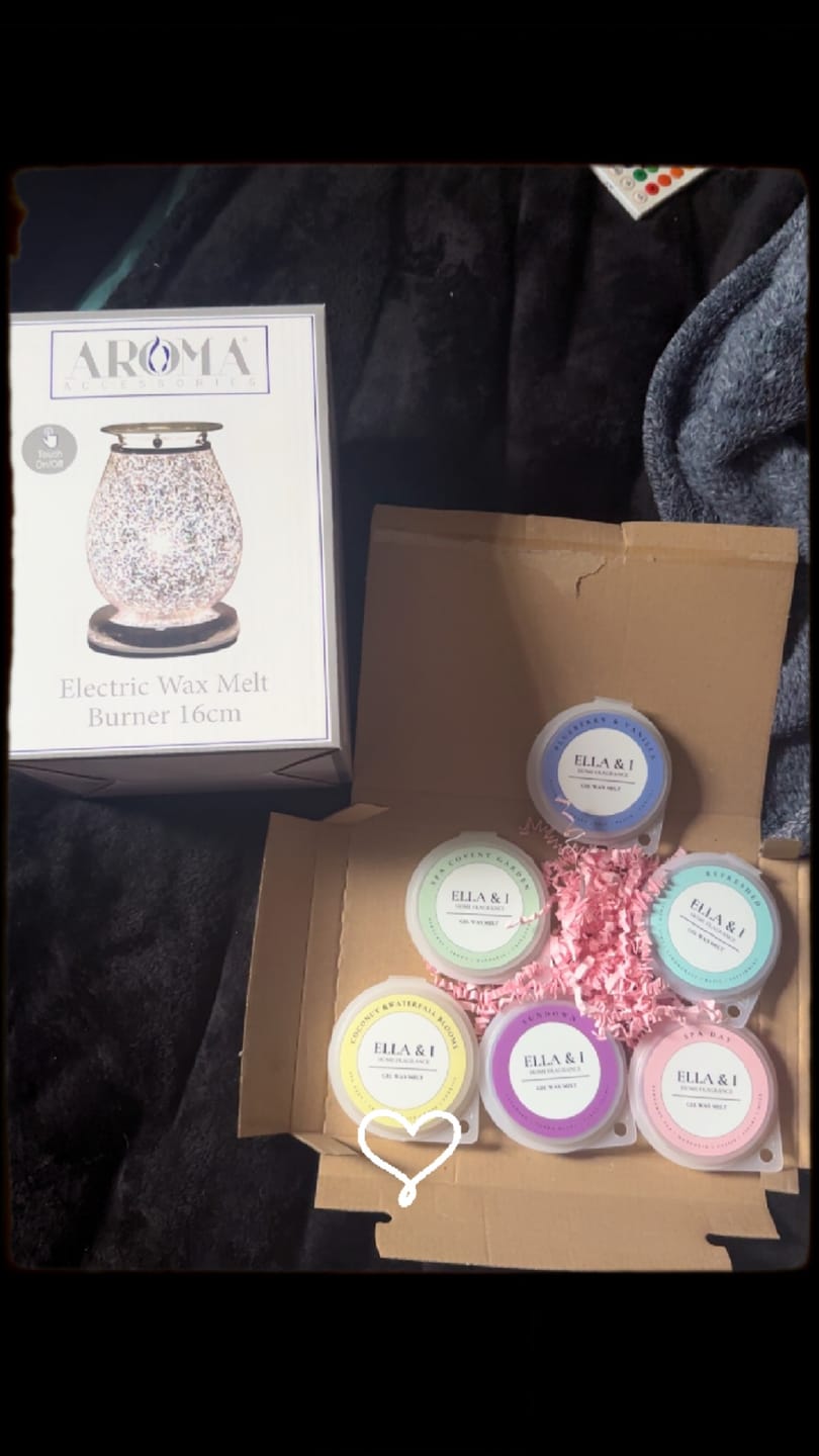 Customer photo review of Blueberry & Vanilla Gel Melt