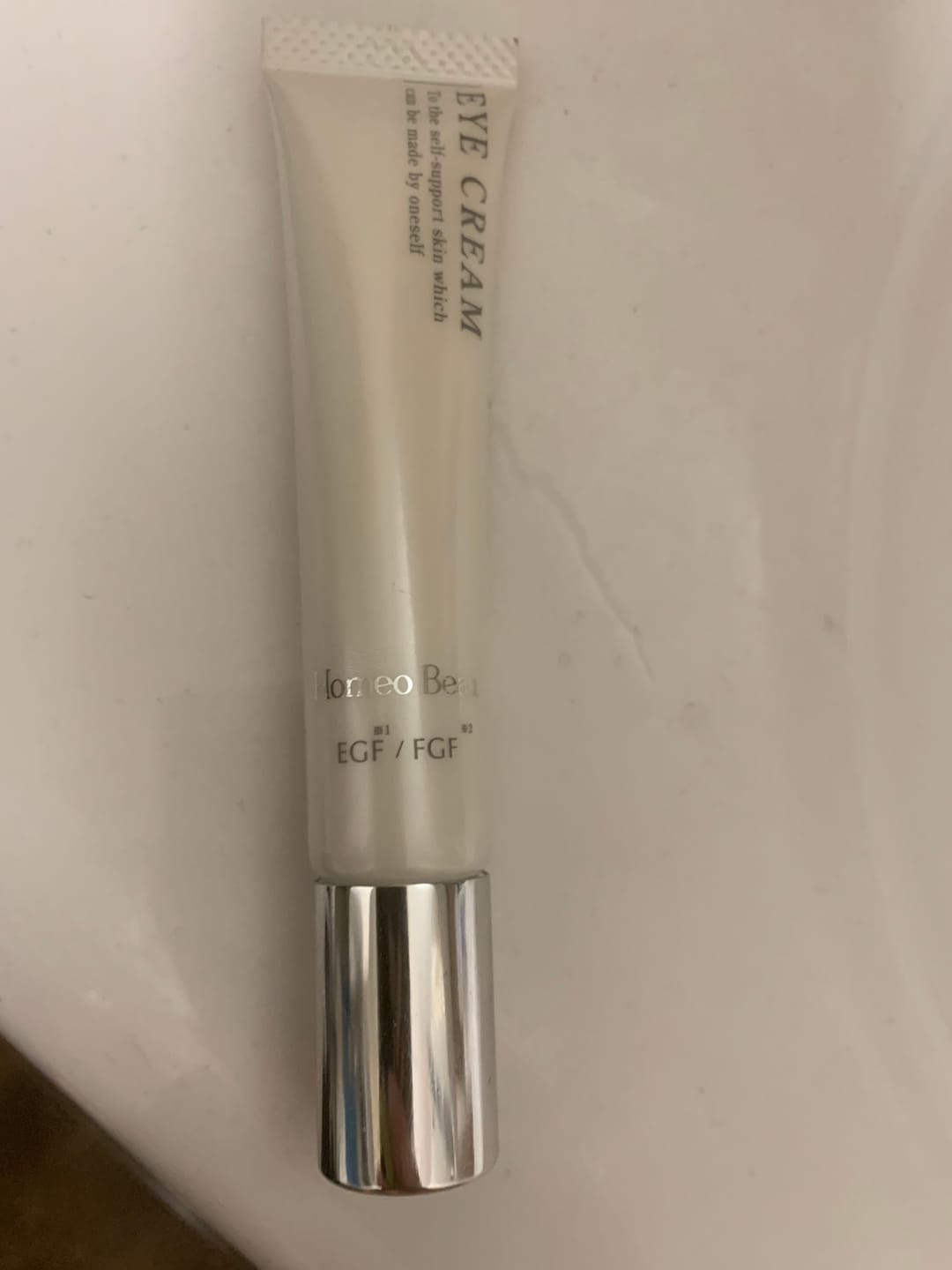 Customer photo review of Homeo Beau Eye Cream