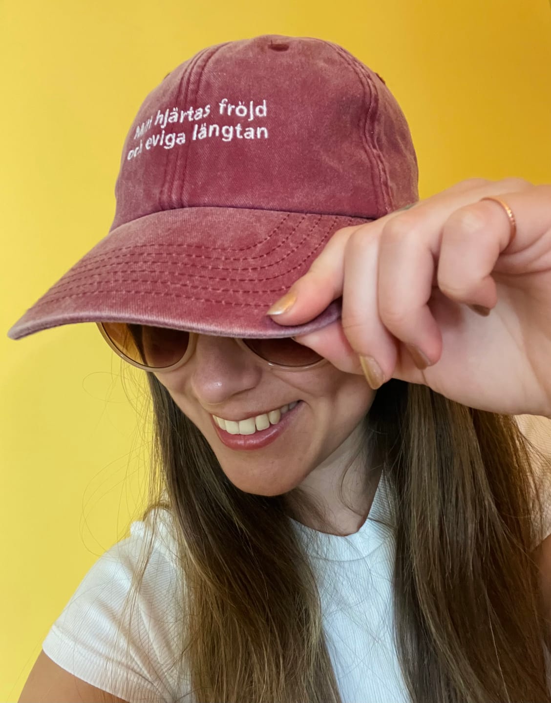 Customer photo review of Mitt hjärtas fröjd och eviga längtan Vintage Hat