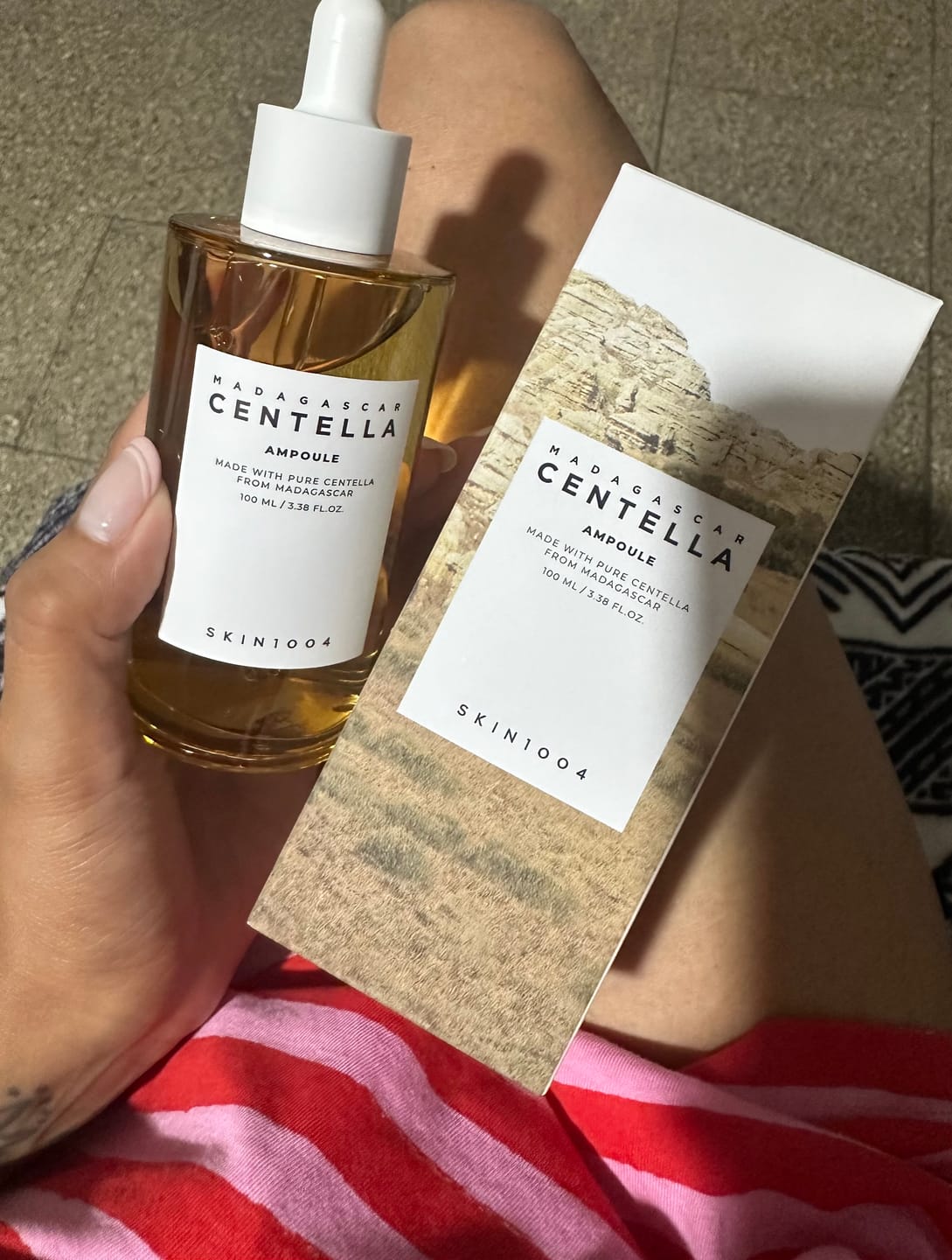 Customer photo review of Madagascar Centella Ampoule