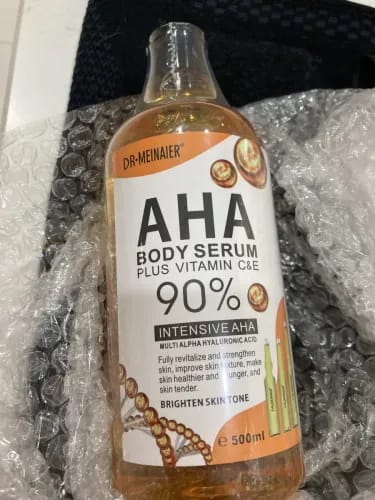 Customer photo review of Authentic from Thailand! Dr Meinaier AHA Body Serum 500ml