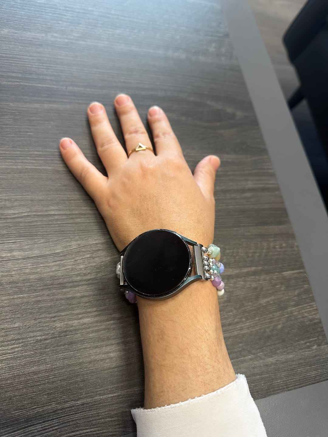 Customer photo review of Seaside Dreams Samsung Galaxy Stretch Watch Strap