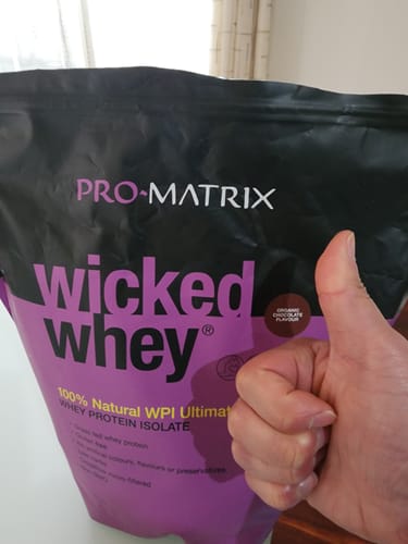 Customer photo review of 2kg CHOCOLATE, Isolate WICKED WHEY
