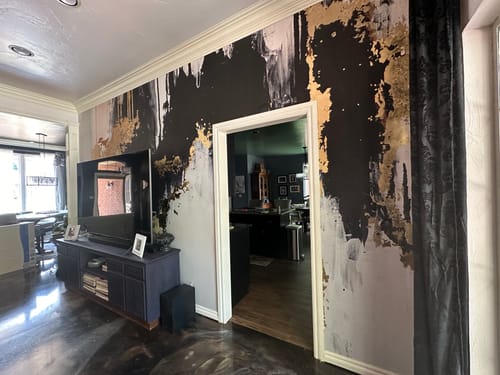 Customer photo review of “Speakeasy” Wallpaper Wall Mural