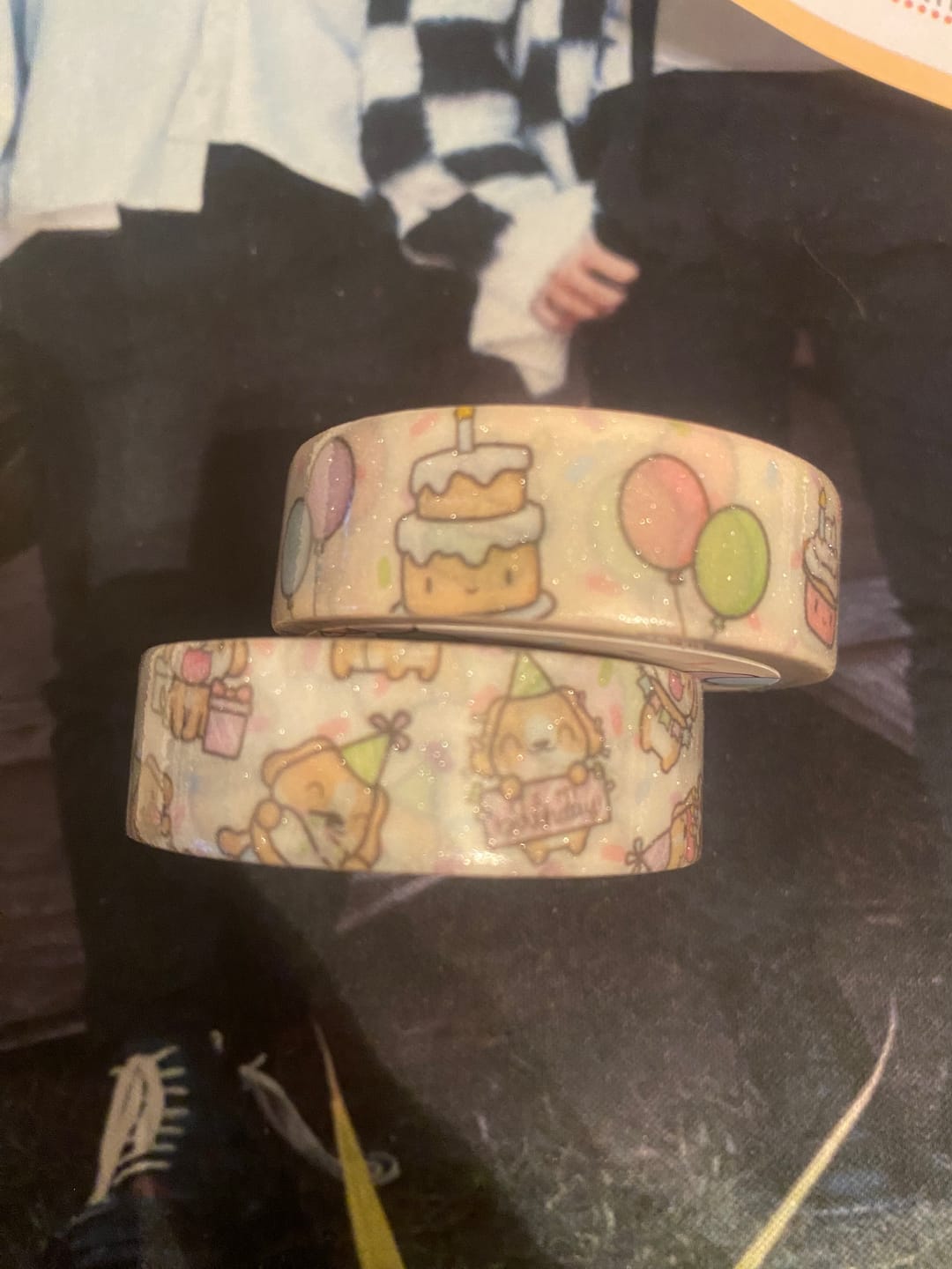 Customer photo review of Happy Birthday Washi Tape (Set of 2)