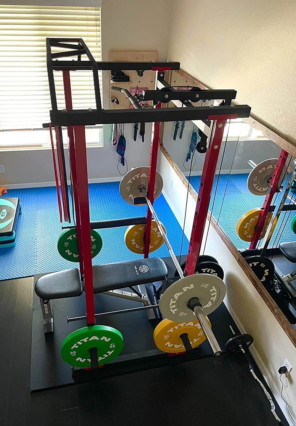 Customer photo review of F4 Power Rack with Lat Pull Down System