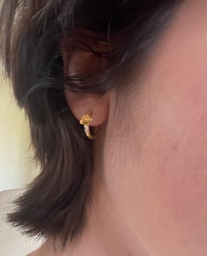 Customer photo review of Boucle d'oreille Ivy