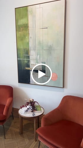 Customer video review of Modern Abstract Painting #ABAV384