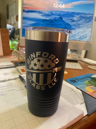Customer photo review of (6) Custom Laser Engraved - 20oz Tumblers