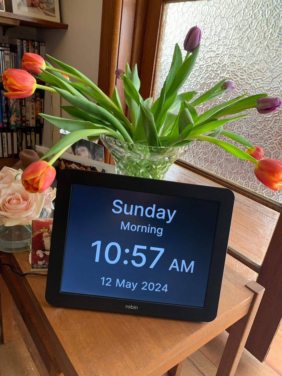 Customer photo review of Robin Day Clock