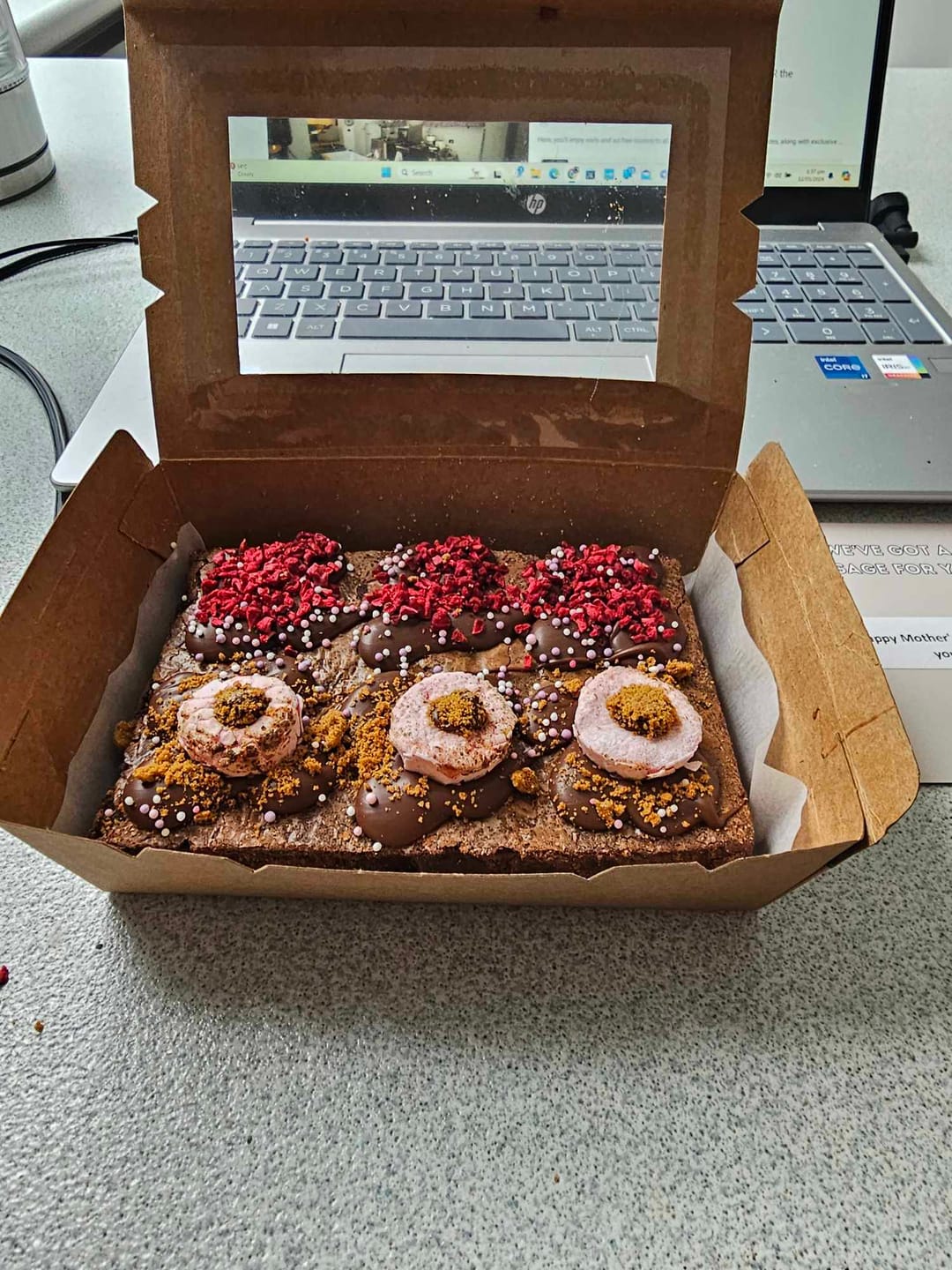 Customer photo review of Mini brownie