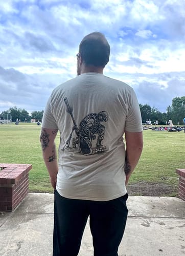 Customer photo review of Full Field Clear Tee