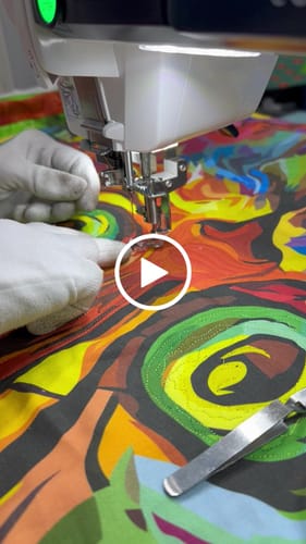 Customer video review of Open-toe Darning Foot, Janome #859839013