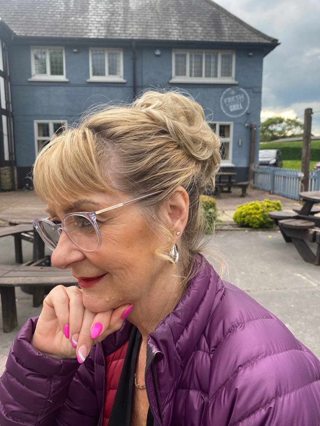 Customer photo review of Stranded Messy Scrunchie Bun - Duo Pack - Curly & Flicky Styles #16/613 Sweetheart