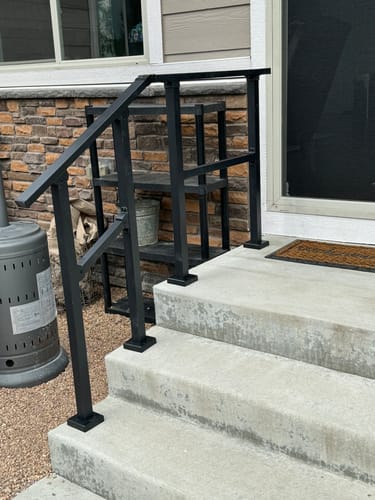 Customer photo review of Horizontal Flat Rail Kit