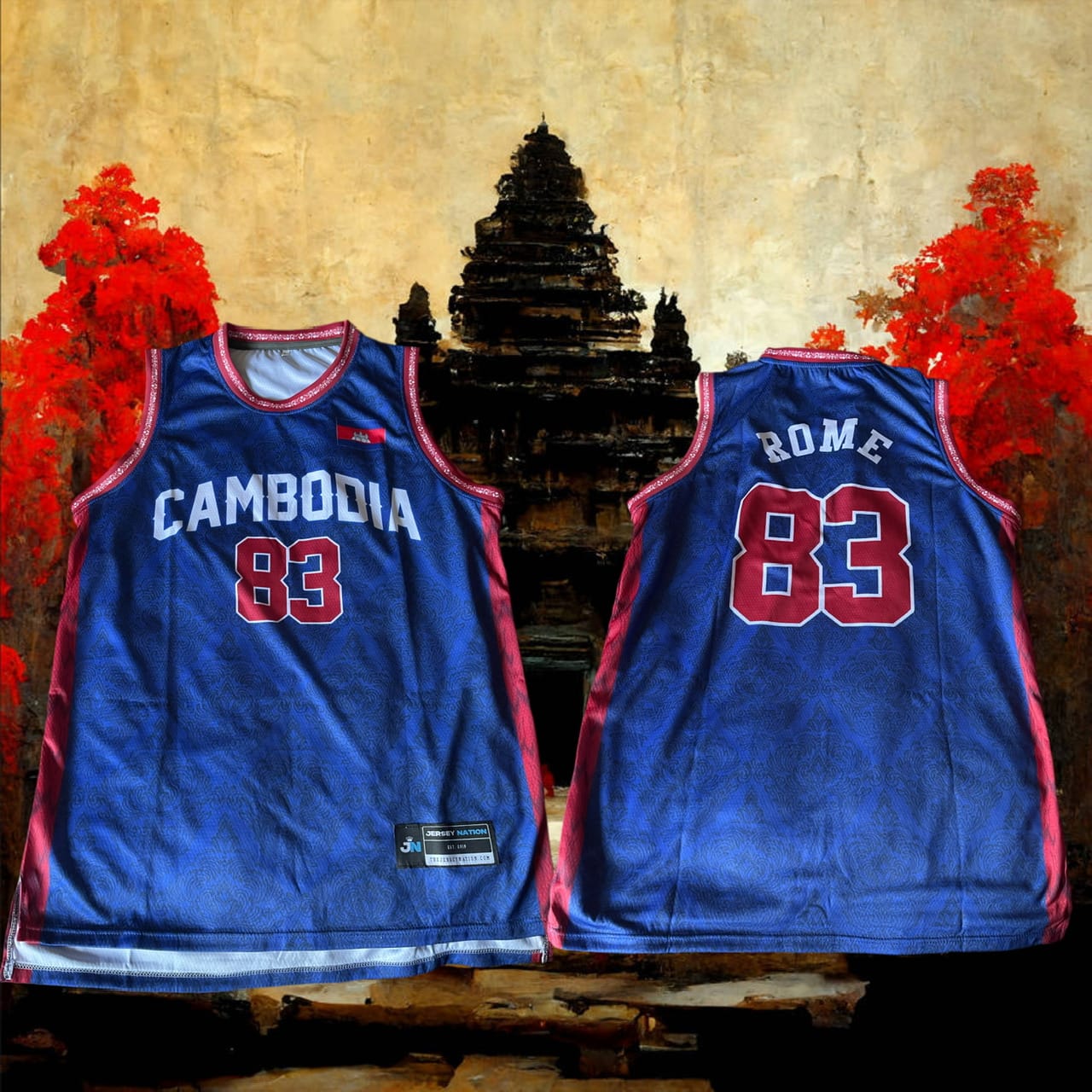 Customer photo review of Cambodia Custom Basketball Jersey