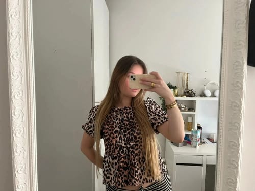 Customer photo review of Leopard Top