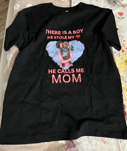 Customer photo review of HE CALLS ME MOM