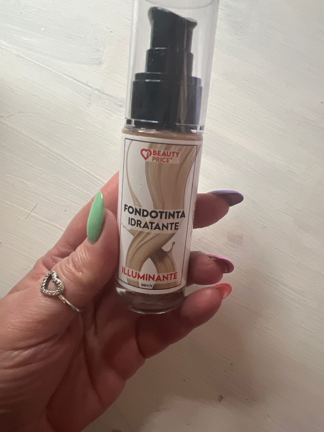 Customer photo review of Beauty Price Cosmetics® - #ALMOSTFREE -Fondotinta Idratante - Illuminante