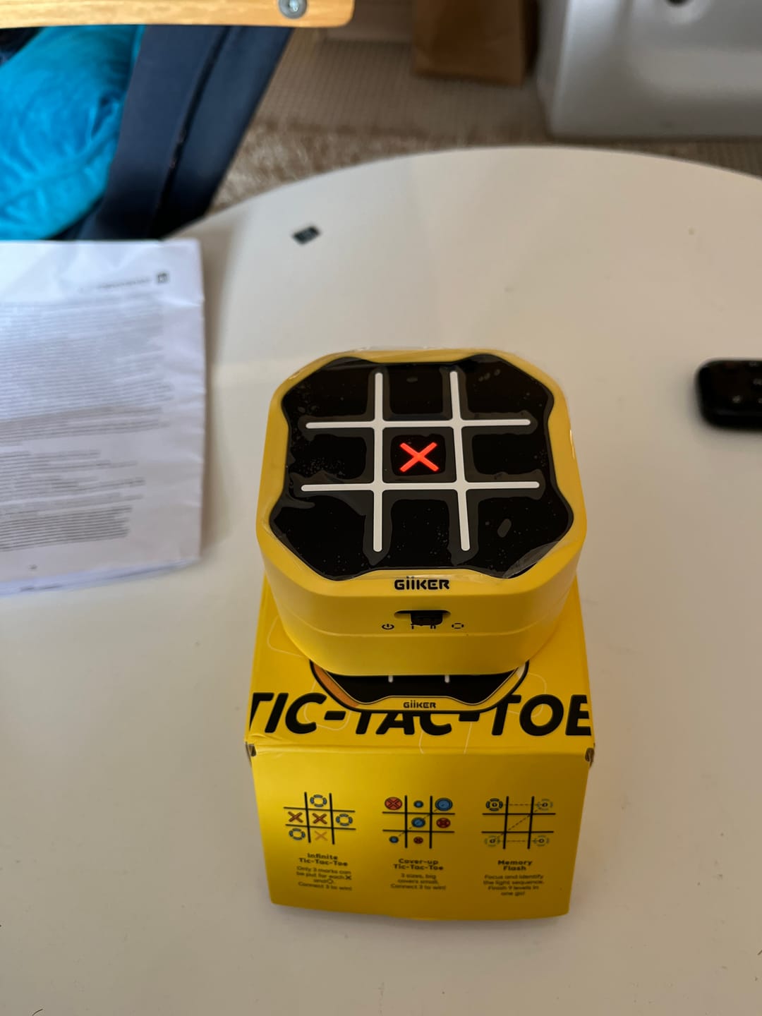 Customer photo review of GiiKER Tic-Tac-Toe Bolt