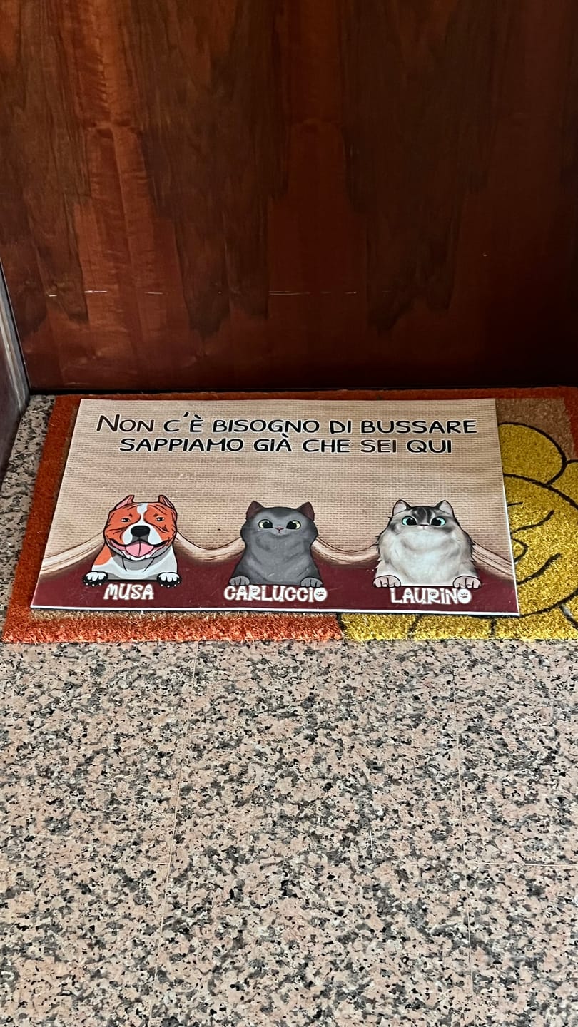 Customer photo review of Animaletti - Zerbino Personalizzabile