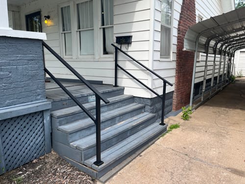 Customer photo review of Stair Handrail Kit