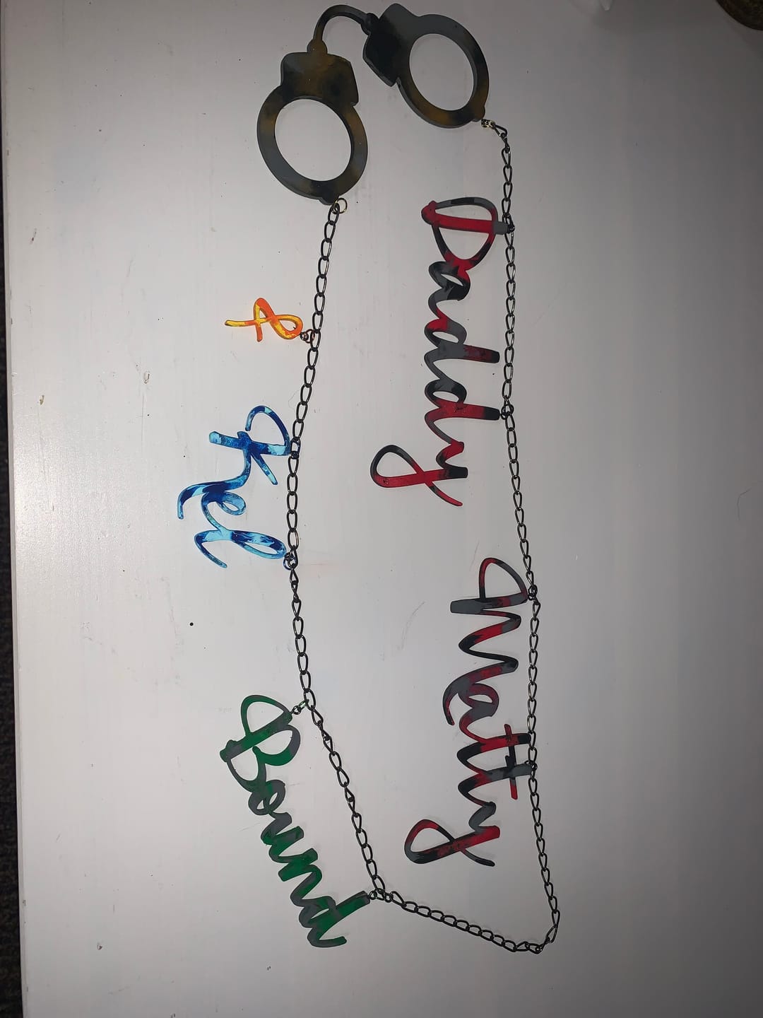 Customer photo review of Script Font Custom Name Wood Cutout - Baby Nursery - Decor - DIY - up to 48 Wide"