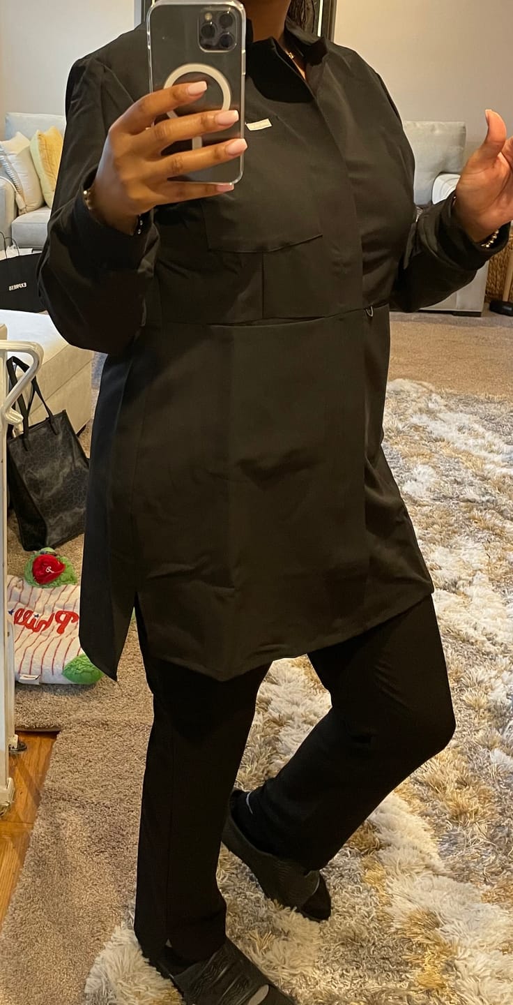 Customer photo review of Express Scrub Top