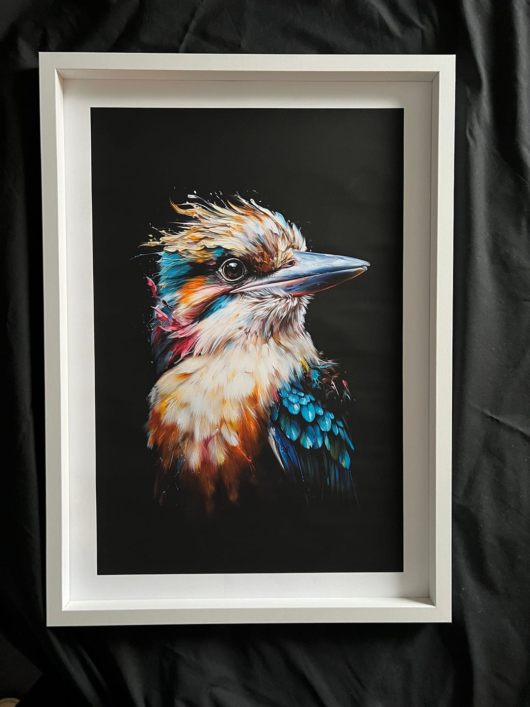 Customer photo review of KOOKABURRA IN WATERCOLOUR I ART PRINT