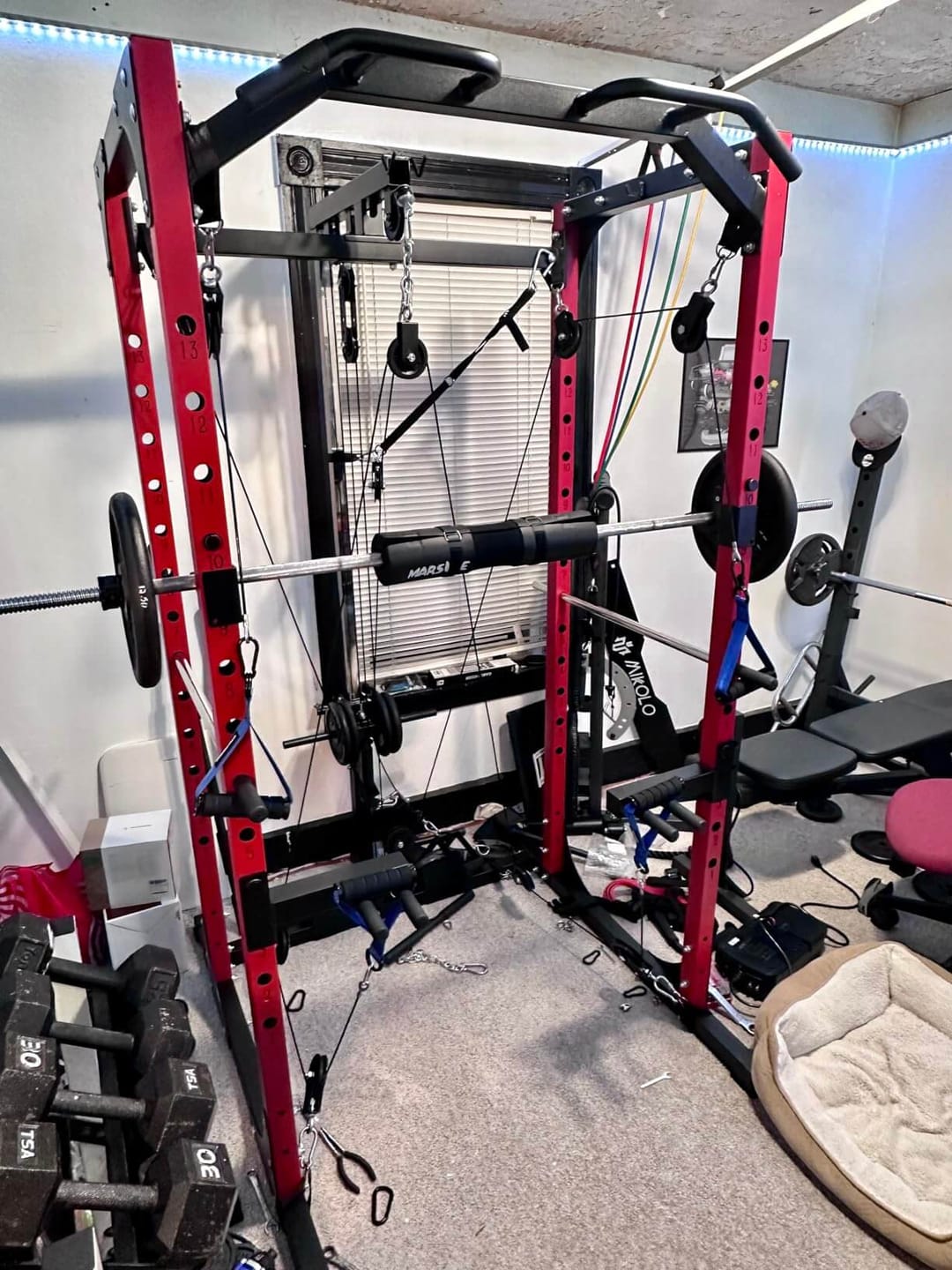 Customer photo review of F4 Power Rack with Lat Pull Down System