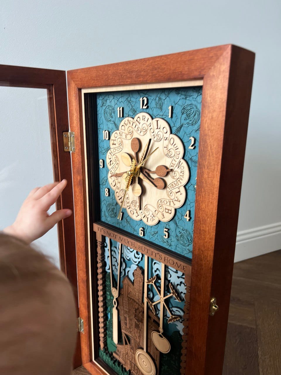 Customer photo review of WEASLEY FAMILY CLOCK