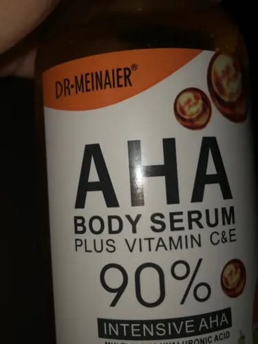 Customer photo review of Authentic from Thailand! Dr Meinaier AHA Body Serum 500ml