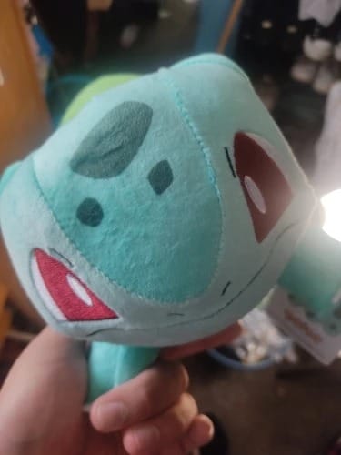 Customer photo review of Bulbasaur Plush Toy 2024