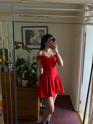 Customer photo review of Yesenia Mini Dress