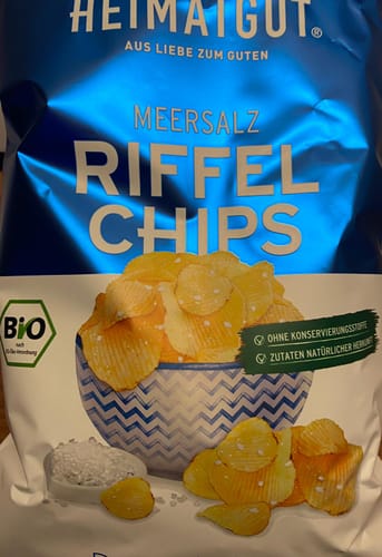 Customer photo review of Bio Riffel Chips Meersalz