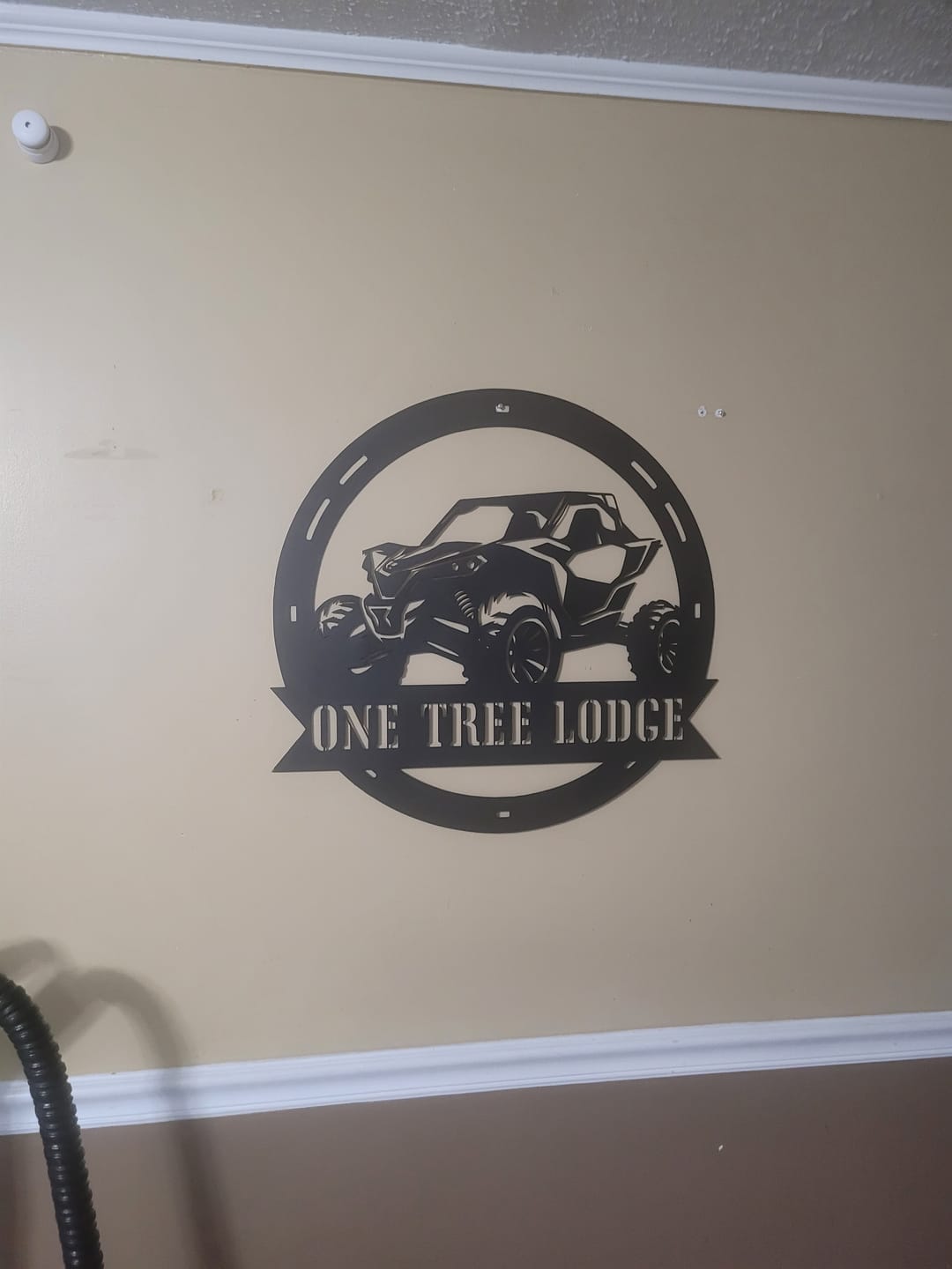 Customer photo review of Custom Off Road Family UTV Metal Sign