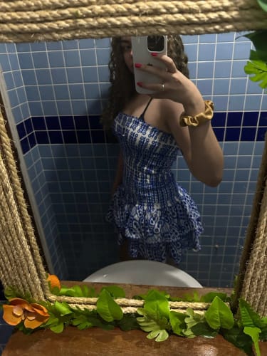 Customer photo review of Alia Mini Dress
