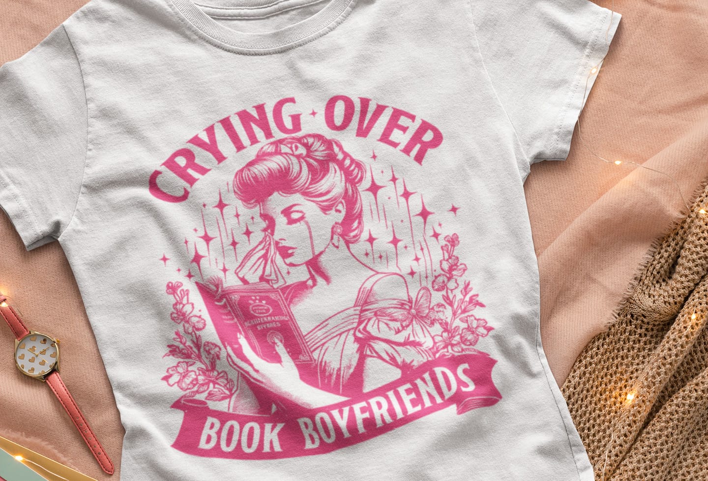 Customer photo review of Book Lovers Monthly T-Shirt Club