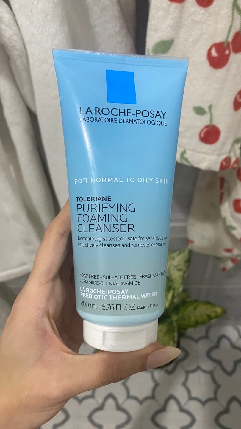 Customer photo review of TOLERIANE PURIFYING FOAMING FACIAL WASH