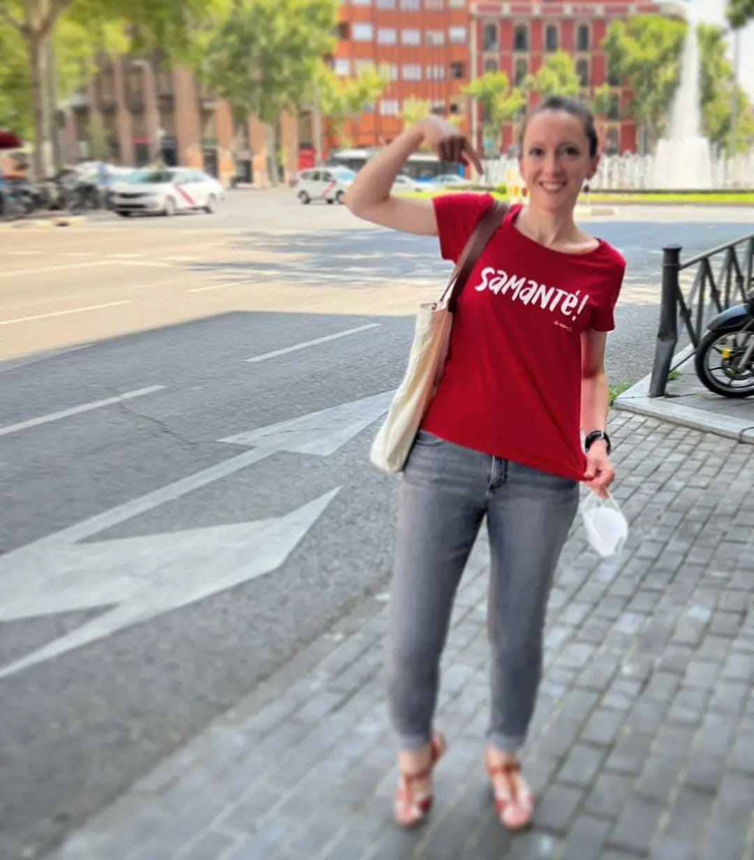 Customer photo review of Camiseta "Samanté!"
