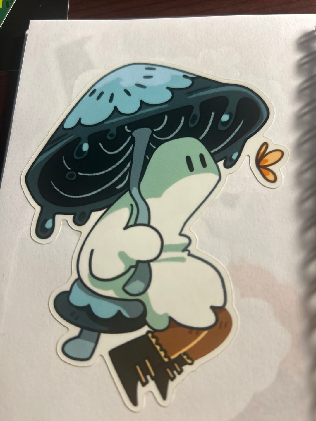 Customer photo review of Cute Ghost Stickers! : V6