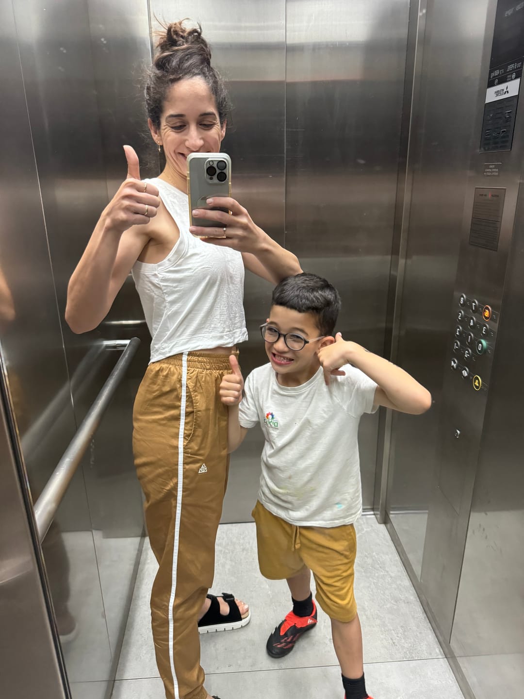 Customer photo review of מכנסי התעמלות בוקר
