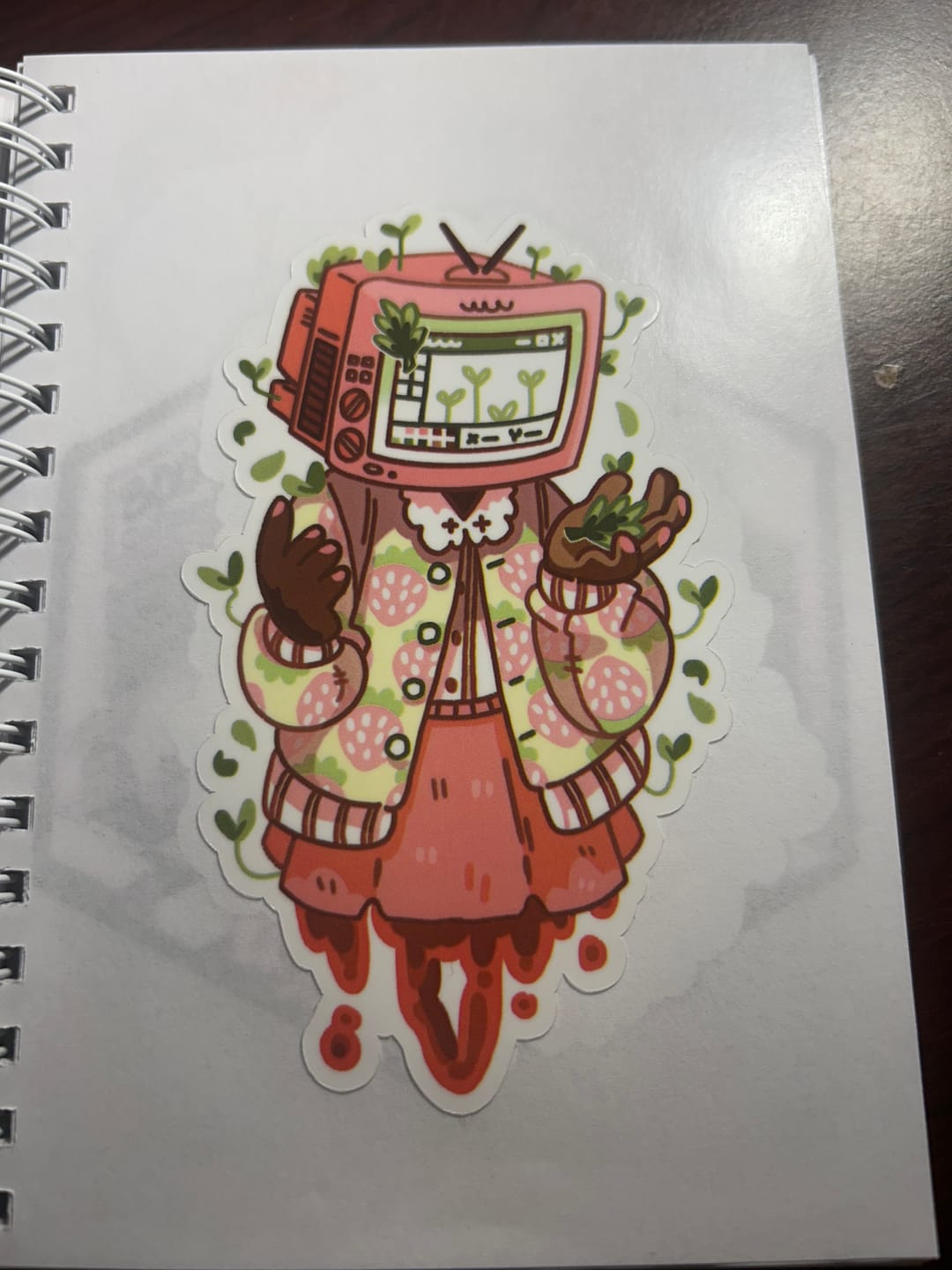 Customer photo review of TV Head Gore Stickers