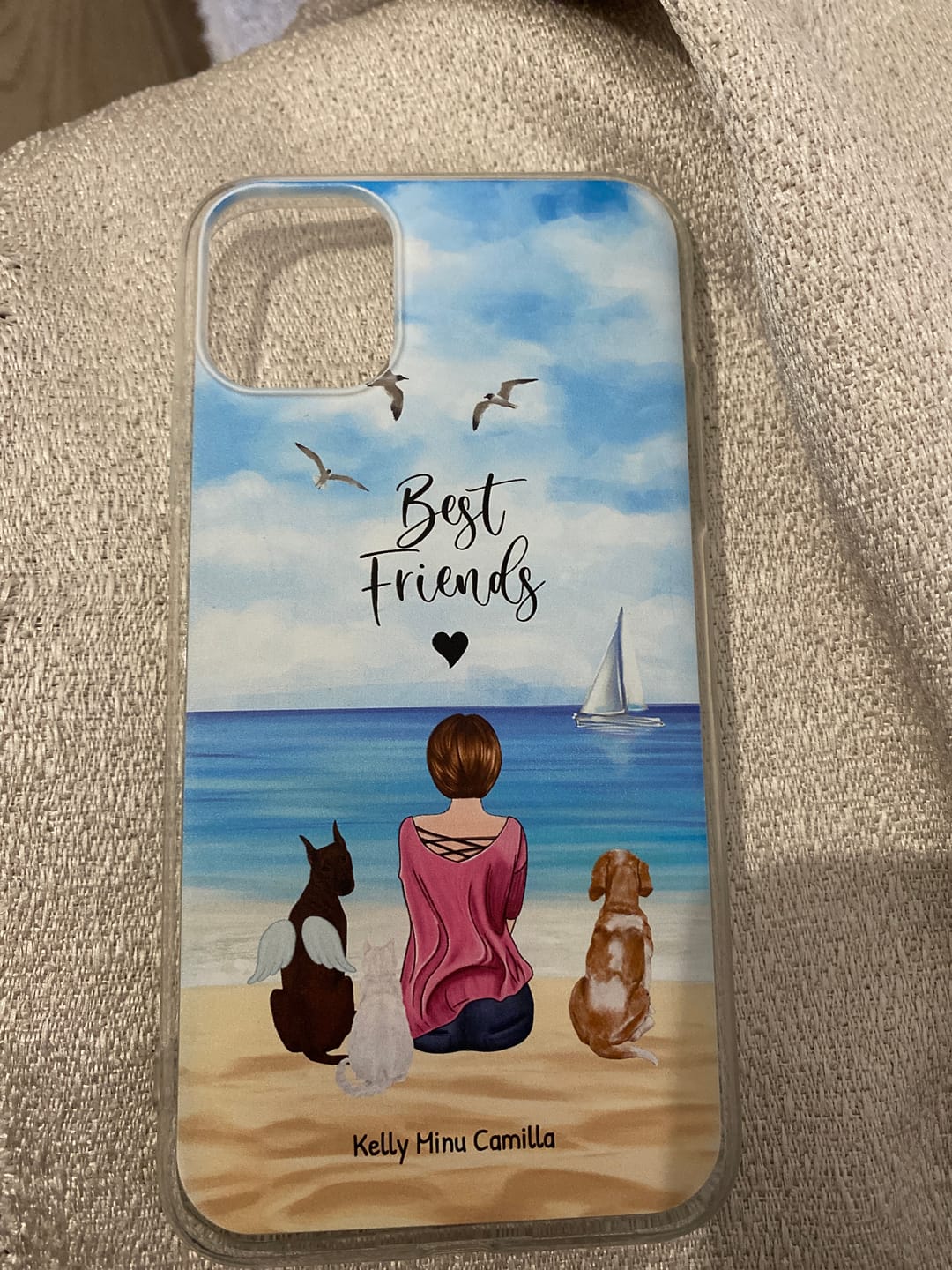 Customer photo review of Insieme al mio animale domestico – Custodia per il telefono personalizzata