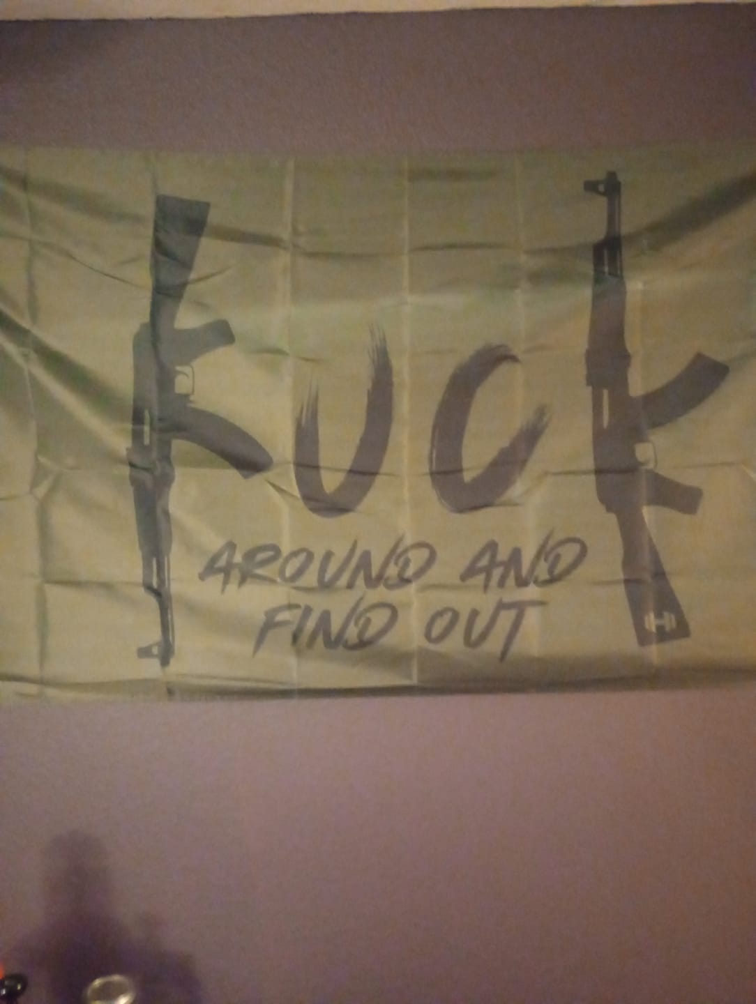Customer photo review of Fck Around And Find Out Flag