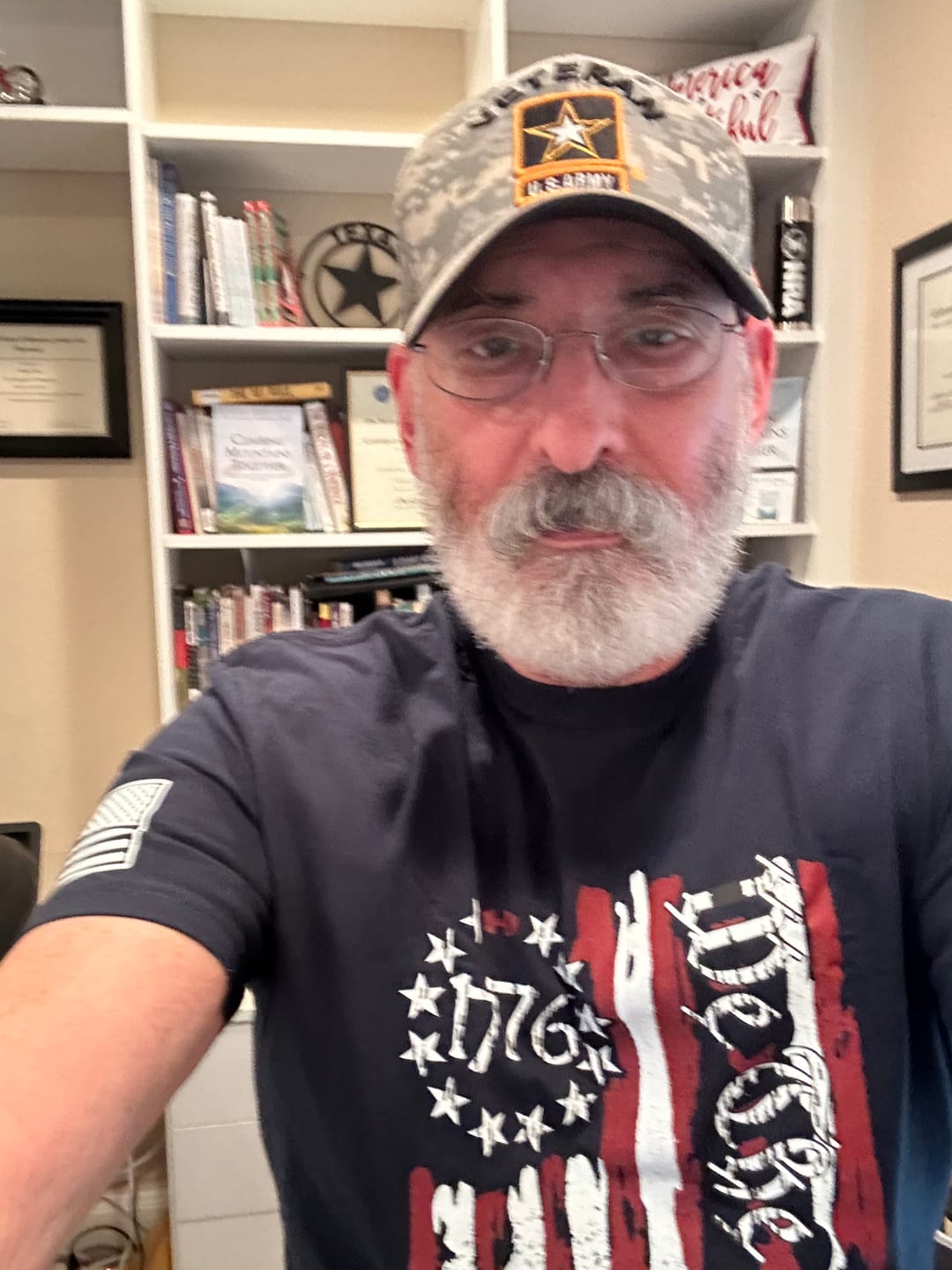 Customer photo review of We The People 1776 Flag T-Shirt