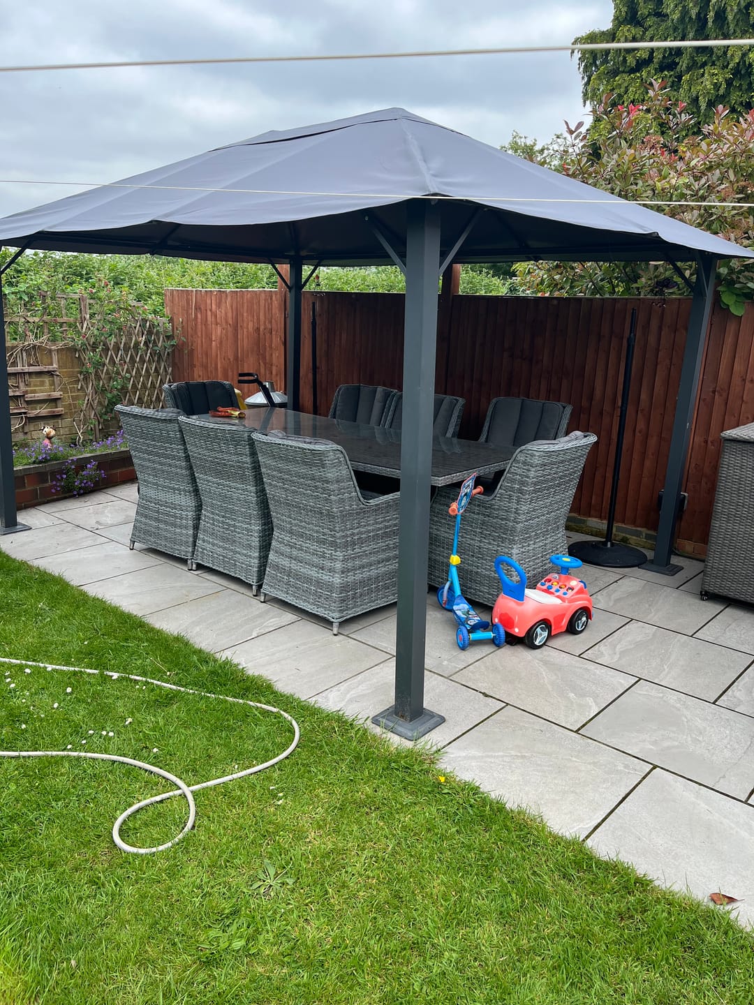 Customer photo review of Glendale Highfield Gazebo Canopy