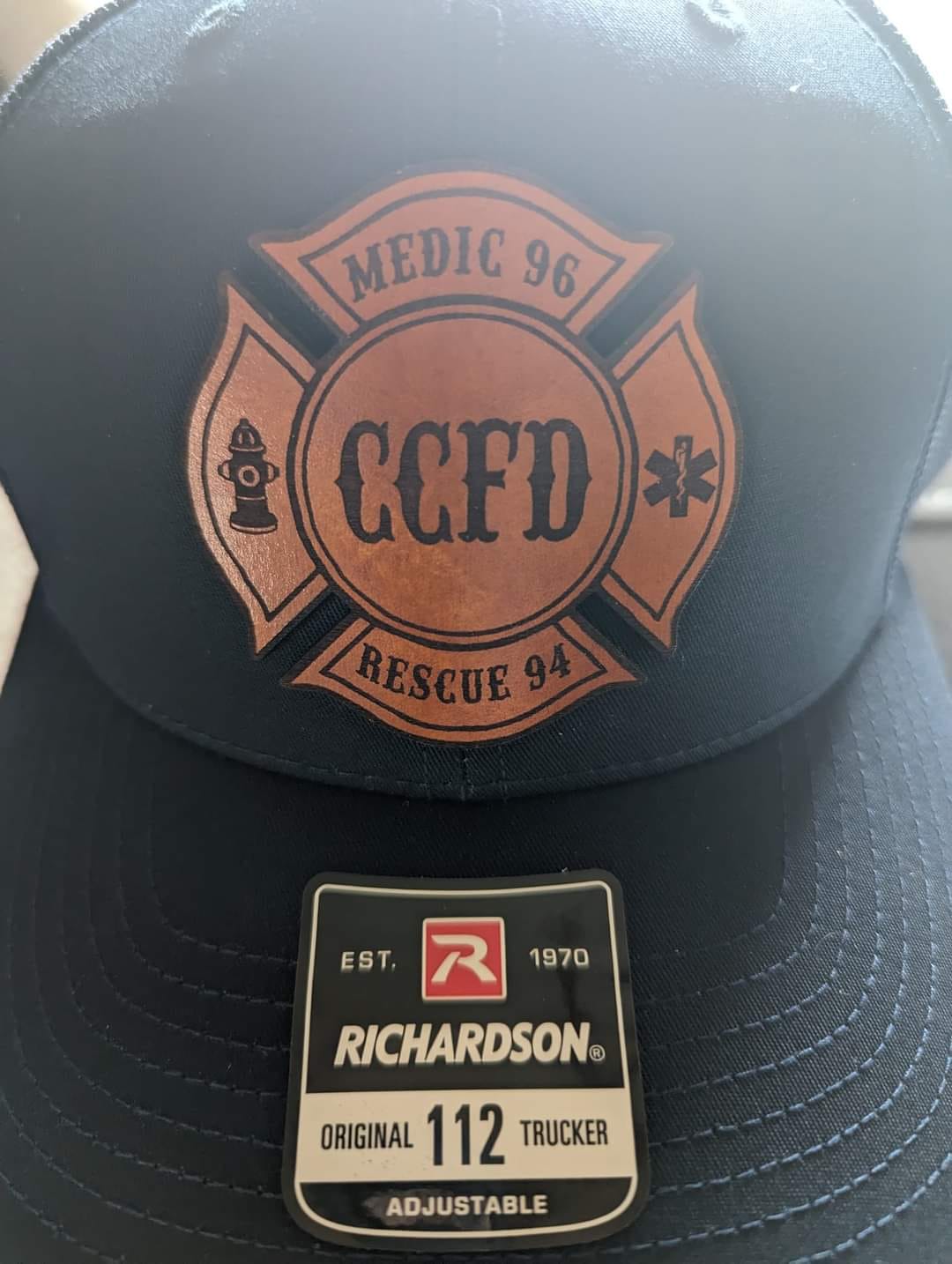 Customer photo review of Custom Maltese Leather Patch Hat