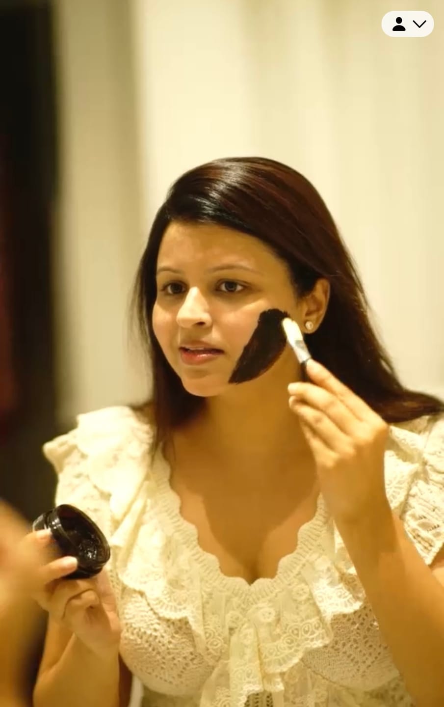 Customer photo review of 100% ORGANIC  Detan Face Mask  60 gm