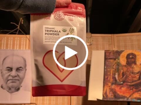 Customer video review of Triphala Powder, Certified Organic - 8 oz